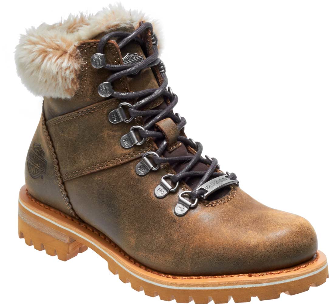 Harley-Davidson Women's Benton 4.5-Inch Casual Fashion Boots D84318 (Brown, 5) - Wisconsin Harley-Davidson