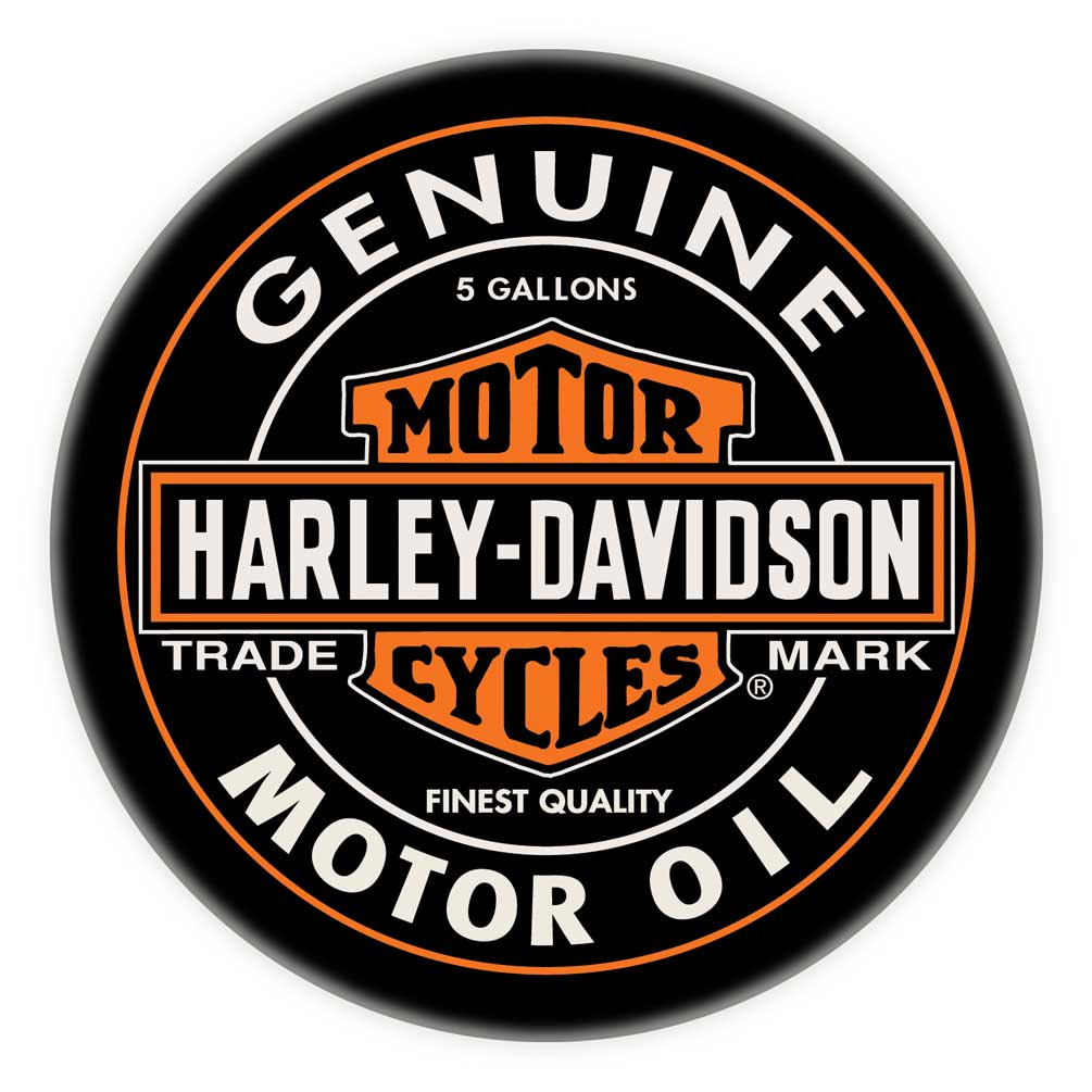 Harley-Davidson Free Shipping - Harley-Davidson Genuine Oil Can Bar Stool w/ Backrest HDL-12203 Pack of 2 Stools - Free Shipping on many products plus Orders Over $99