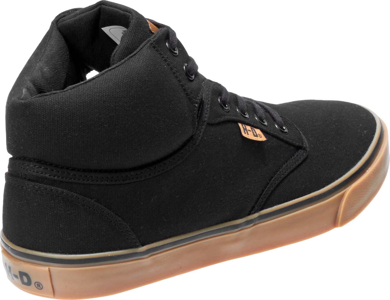 Harley-Davidson Men's Wrenford Black or Grey Canvas Sneakers D93544 D93545 - No Hassle Returns at Wisconsin Harley