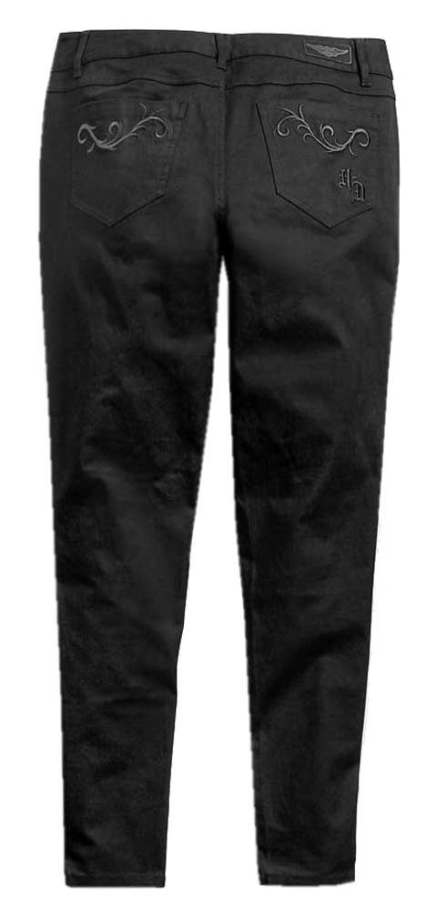 Harley-Davidson® Women's Side Laced Stretch Skinny Pants