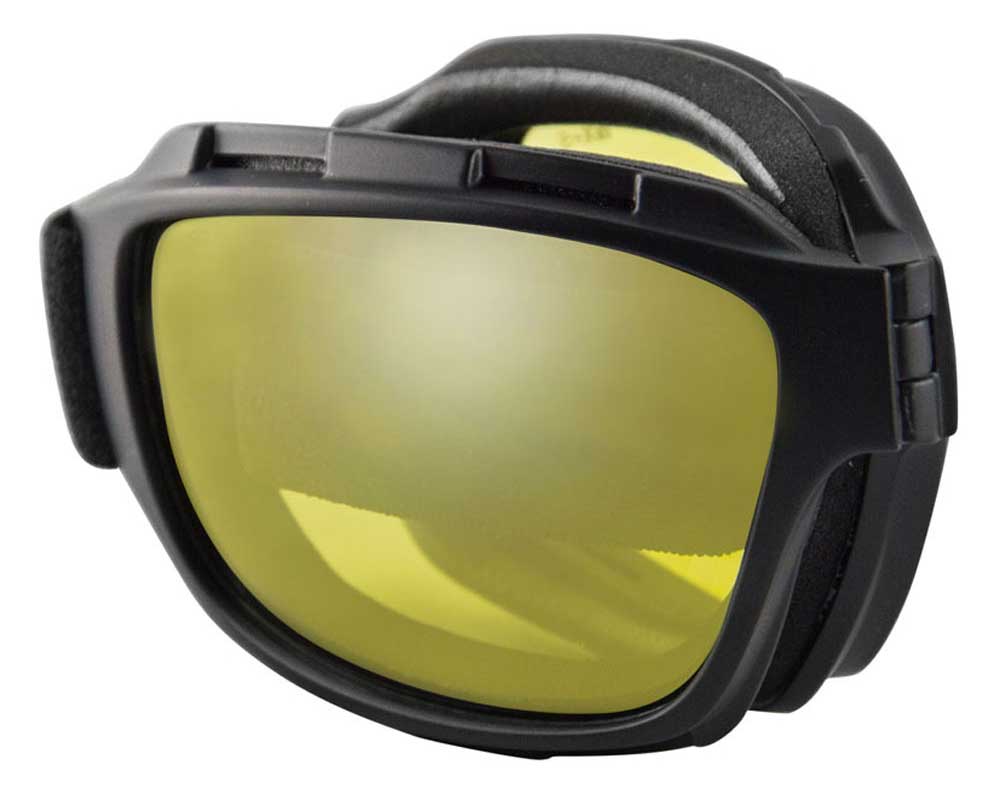 Harley-Davidson Free Shipping - Harley-Davidson Men's Bend Yellow Lens Goggles, Collapsible Black Frames HABEN13 - Free Shipping on many products plus Orders Over $99