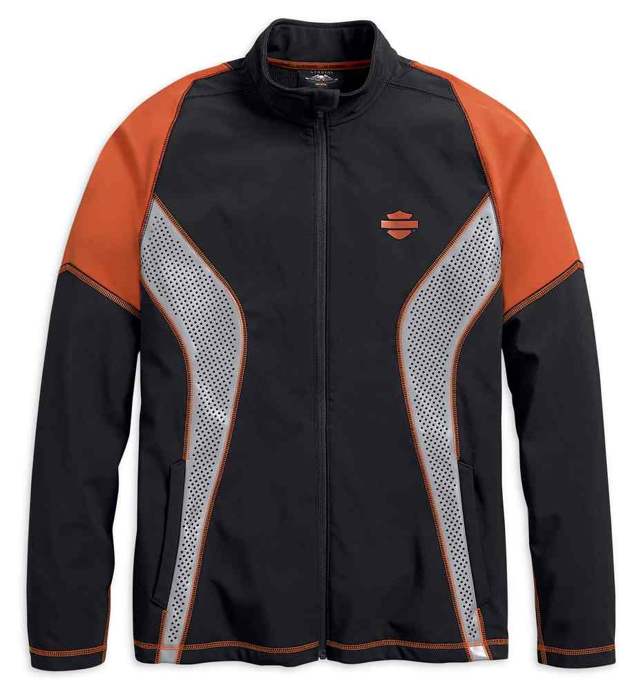Harley-Davidson Men's Performance Soft Shell Colorblocked Jacket 99216-19VM - Wisconsin Harley-Davidson