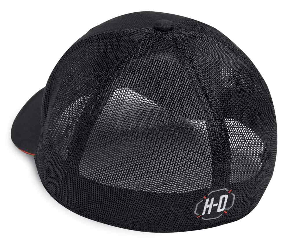 Harley-Davidson Men's Genuine Trademark 39THIRTY Cap, Black - Small