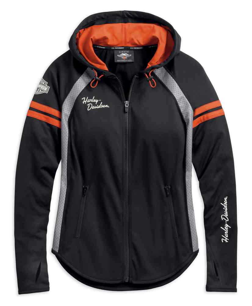 Harley-Davidson® Women's Performance Mesh Accent Hoodie
