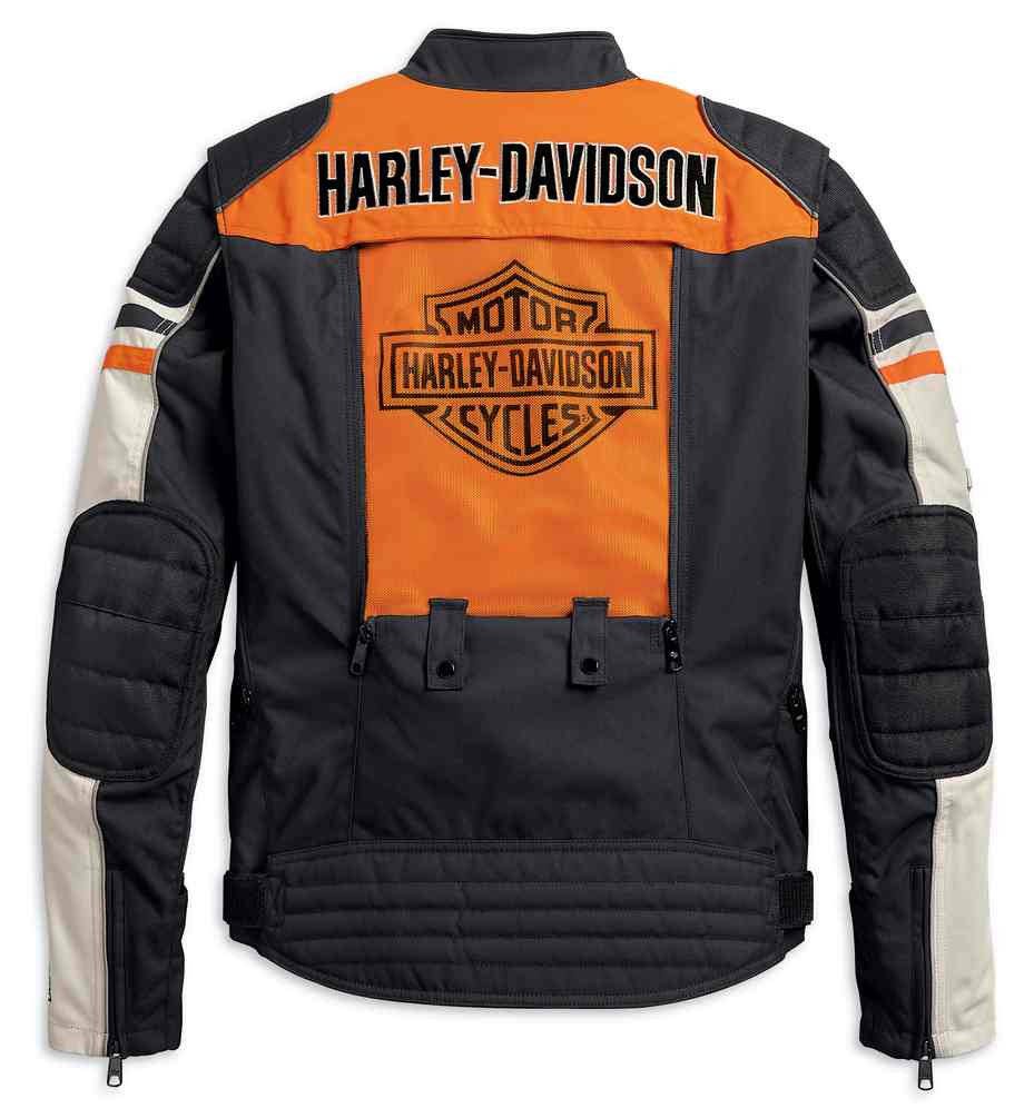 Harley-Davidson Men's Metonga Switchback Lite Riding Jacket, Black 98393-19VM - Largest Selection of Harley-Davidson Products