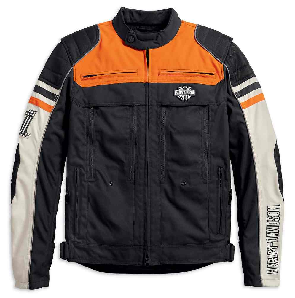 Harley-Davidson Men's Metonga Switchback Lite Riding Jacket, Black 98393-19VM - Wisconsin Harley-Davidson