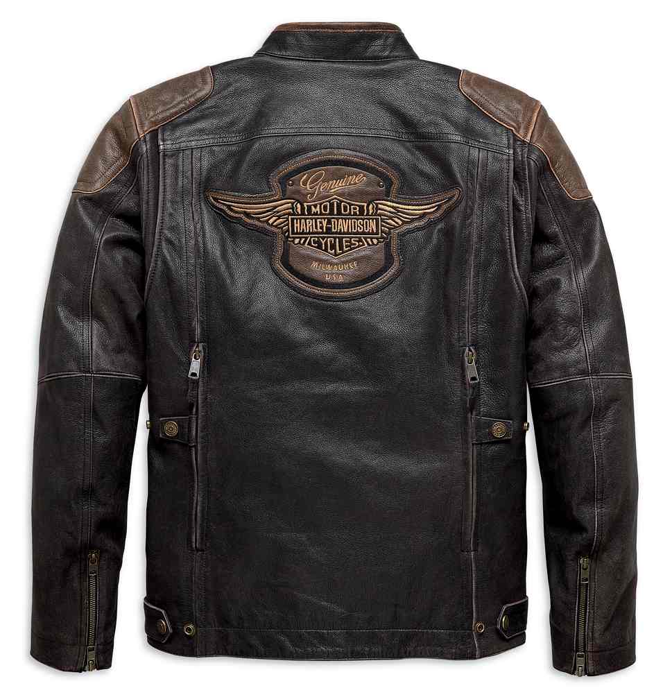 Harley-Davidson® Men's Triple Vent System Trostel Leather Jacket