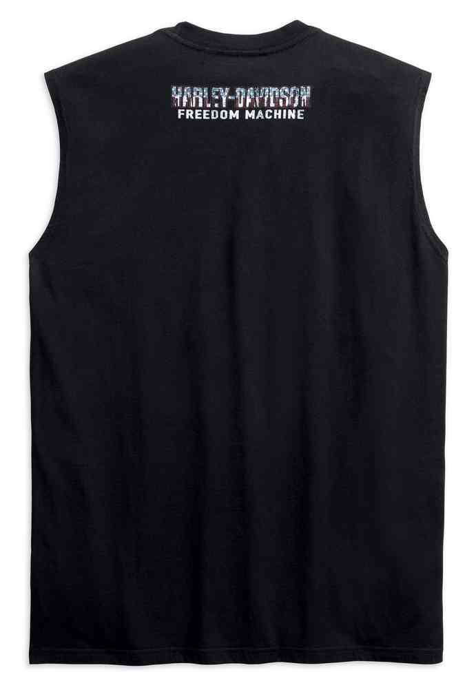 Harley-Davidson® Men's Distressed Upright Eagle Sleeveless