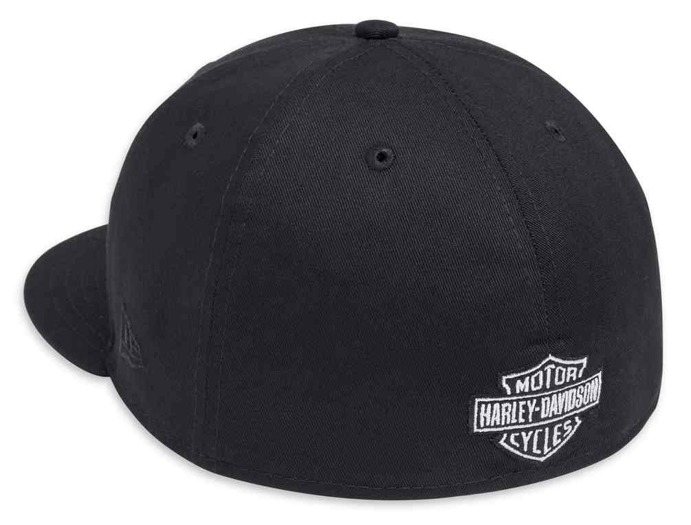 black felt baseball cap