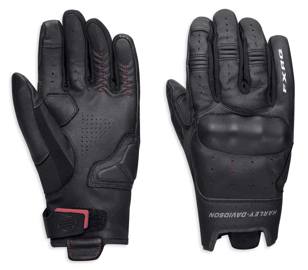 HARLEY DAVIDSON FXRG ライトウェイト レザーグローブ Harley-Davidson® Men's FXRG Lightweight Full-Finger Gloves, Black