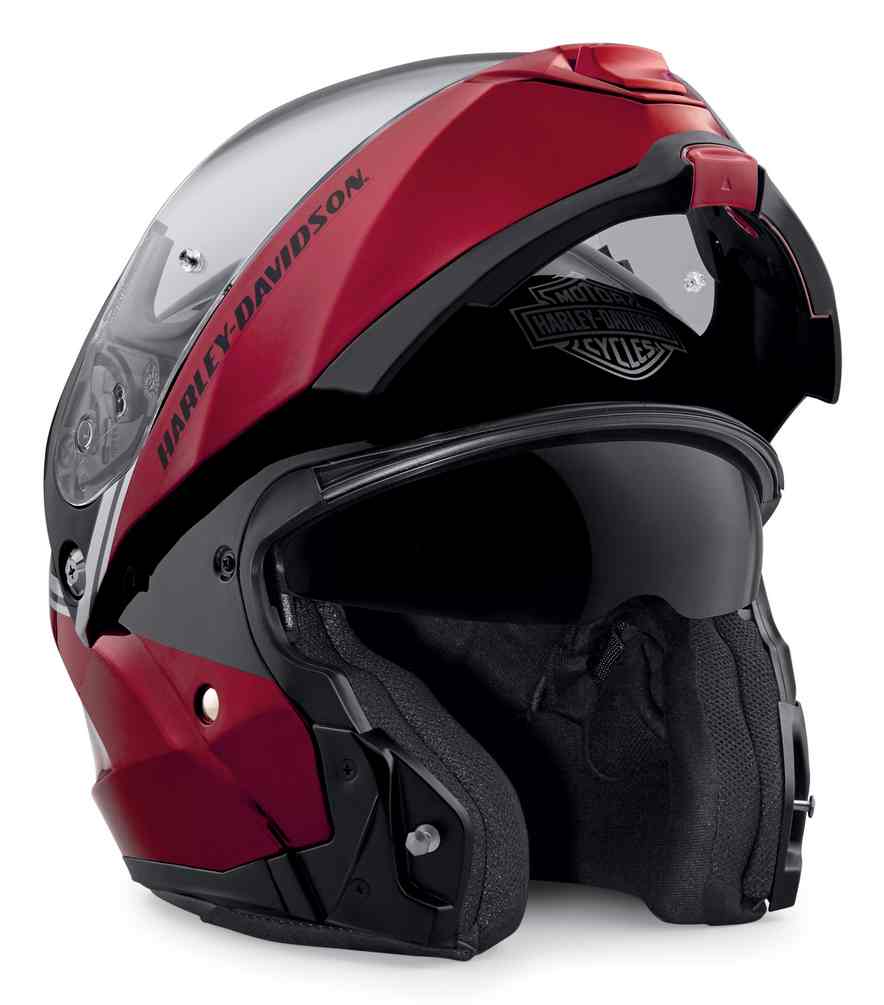 Harley-Davidson Free Shipping - Harley-Davidson Men's Capstone Sun Shield H24 Modular Helmet, Red 98356-19VX - Free Shipping on many products plus Orders Over $99