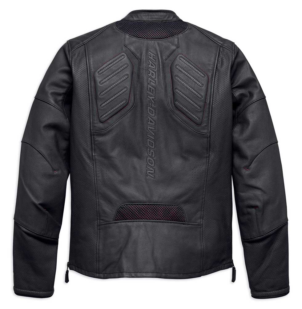 Harley-Davidson® Men's FXRG Perforated Slim Fit Leather Jacket