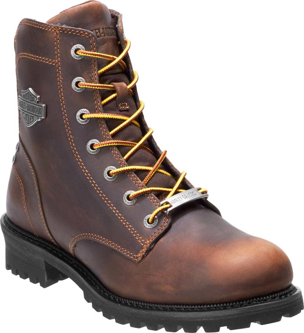 Harley-Davidson® Men's Hedman Black or Brown Motorcycle Boots