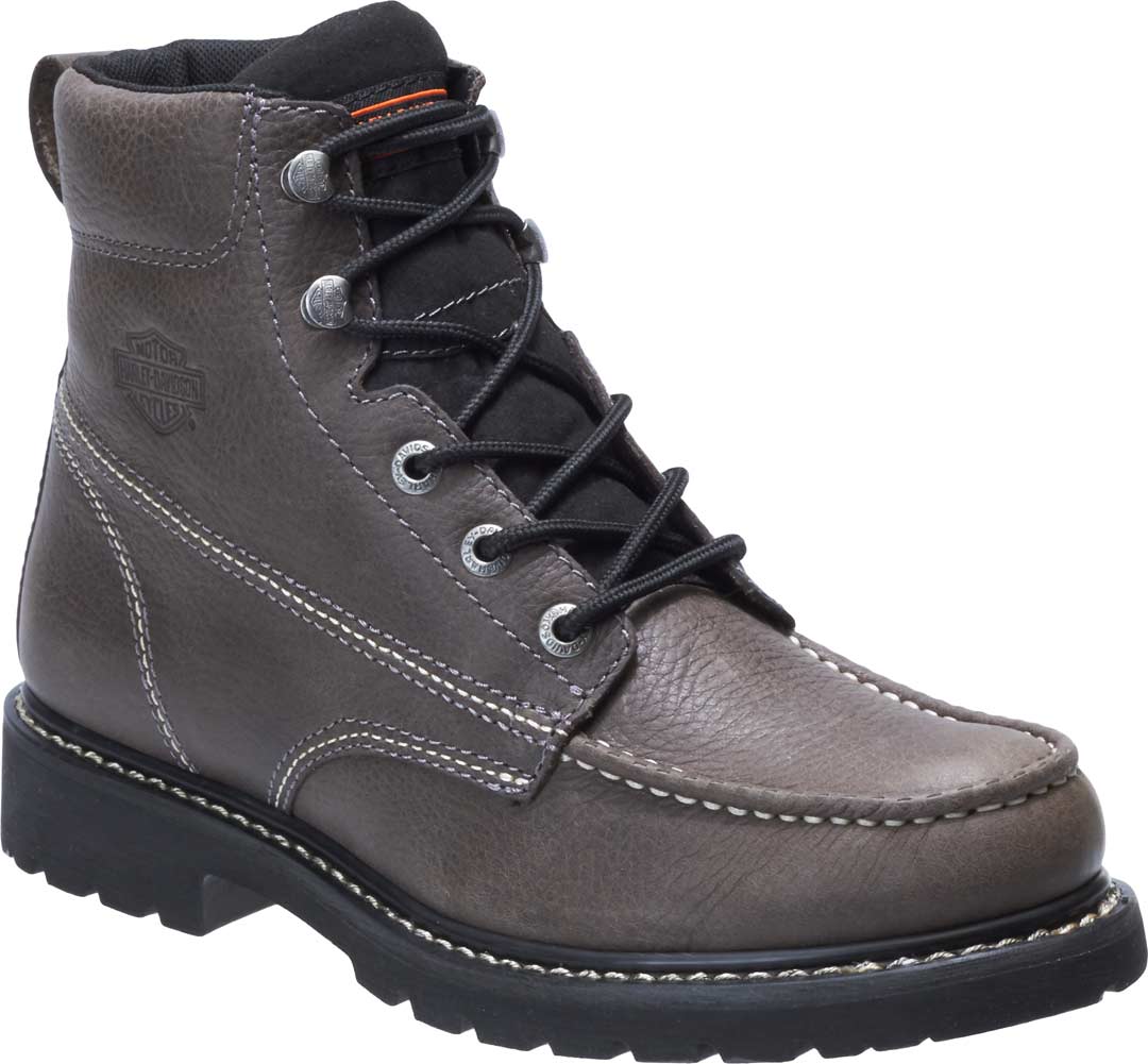 Harley-Davidson Men's Markston 6-Inch Motorcycle Boots D93530 (Grey, 7) - Wisconsin Harley-Davidson