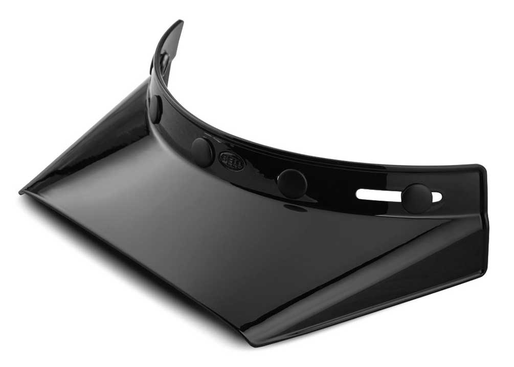 Harley-Davidson Bell B14 Replacement Visor - Matte Black Finish 98205-18VR - Wisconsin Harley-Davidson