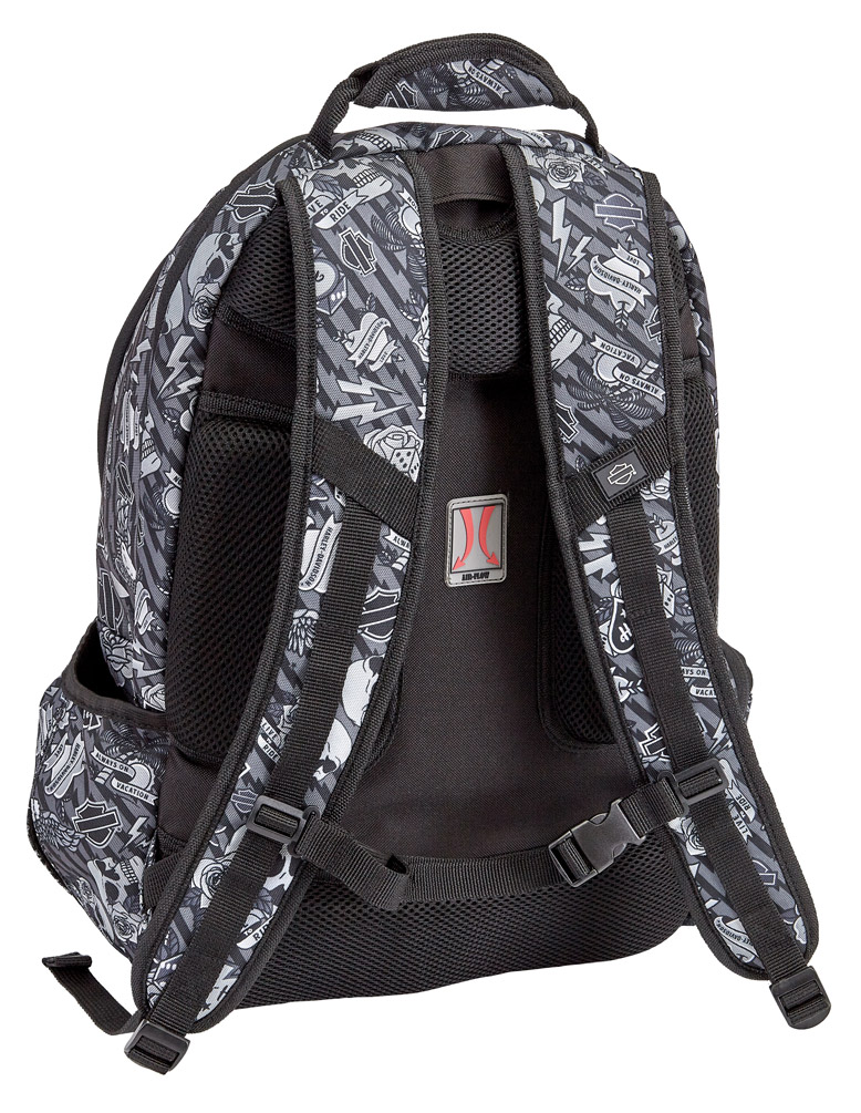 HarleyDavidson® Women's Gray Tattoo MultiFunctional Backpack 99915