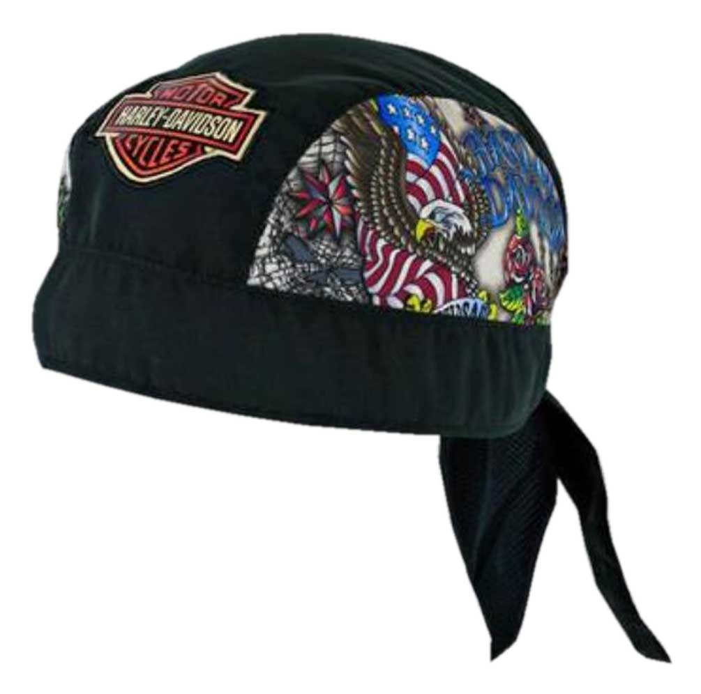 Harley-Davidson Little Boys' Microfiber Bar & Shield Doo Rag - Black 7280621 - Wisconsin Harley-Davidson