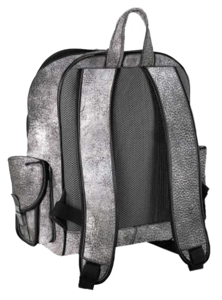 Harley-Davidson Free Shipping - Harley-Davidson B&S Leather Backpack w/ Pockets - Silverado 99678-SILVER - Free Shipping on many products plus Orders Over $99