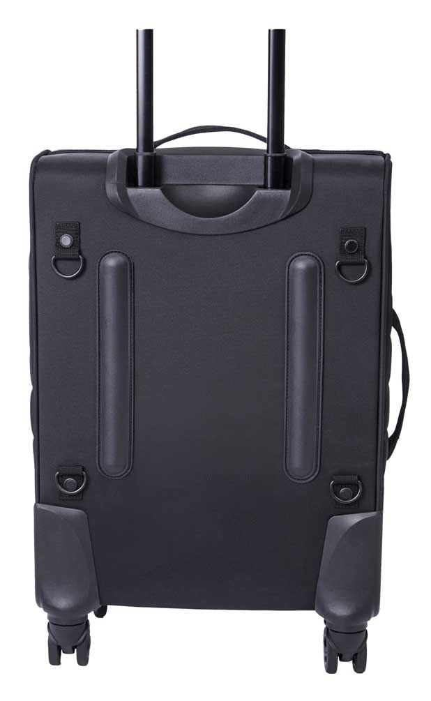 Harley-Davidson® Onyx Quilted Wheeled Travel Luggage - Sleek Midnight Black