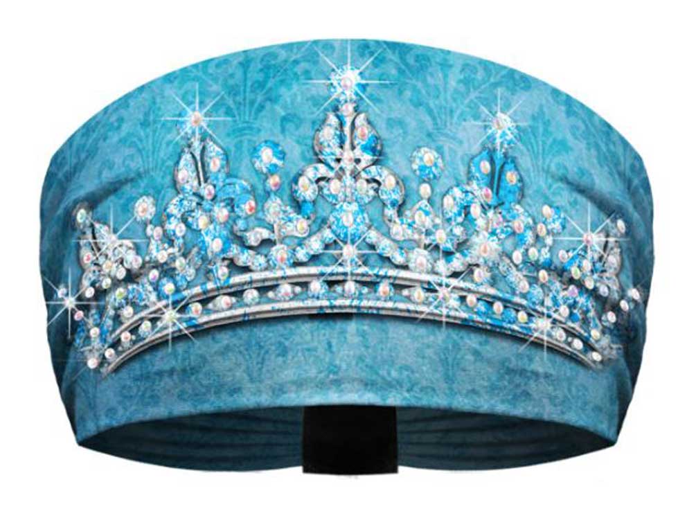 That's A Wrap Women's Rhinestone Tiara Performance Knotty Band KB3018-BLUE - Wisconsin Harley-Davidson