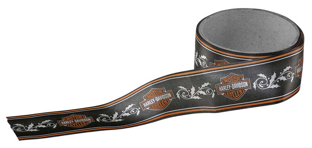 Harley-Davidson Winter Bar & Shield Holly Ribbon Roll - 100 ft. HDX-90010 - Wisconsin Harley-Davidson