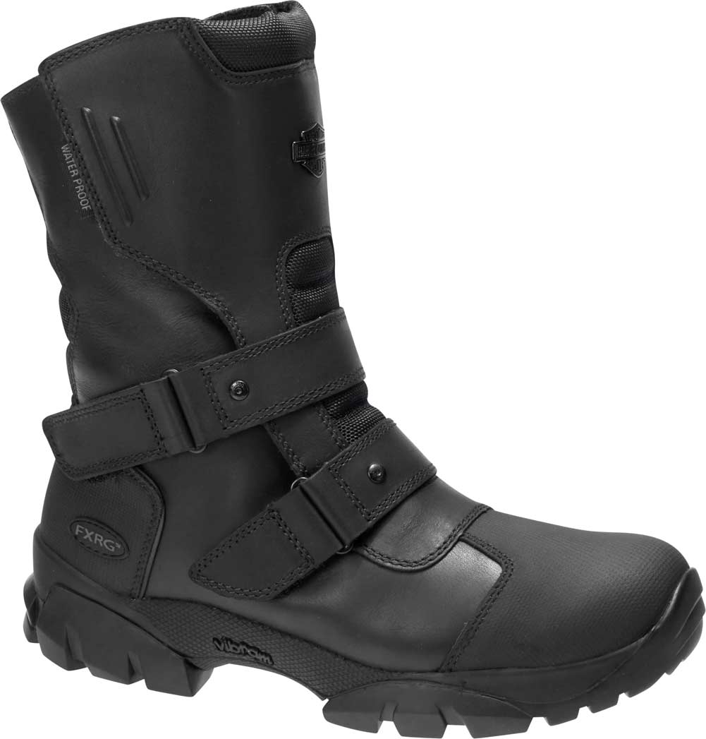 Harley-Davidson Men's Hartnell 8.5-Inch Waterproof Black Motorcycle Boots D96181 - Wisconsin Harley-Davidson