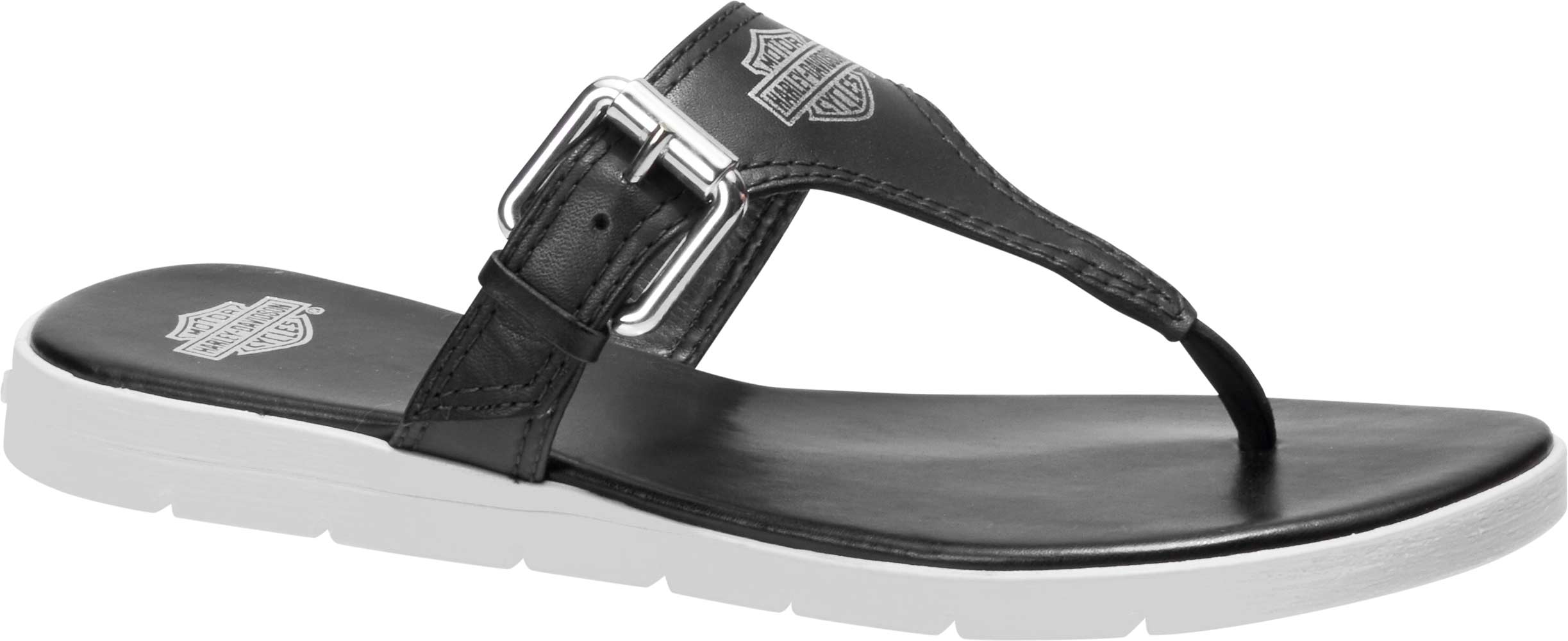 Harley-Davidson Women's Dewitt Adjustable Buckle Flat Sandals D84342 D84345 - Wisconsin Harley-Davidson