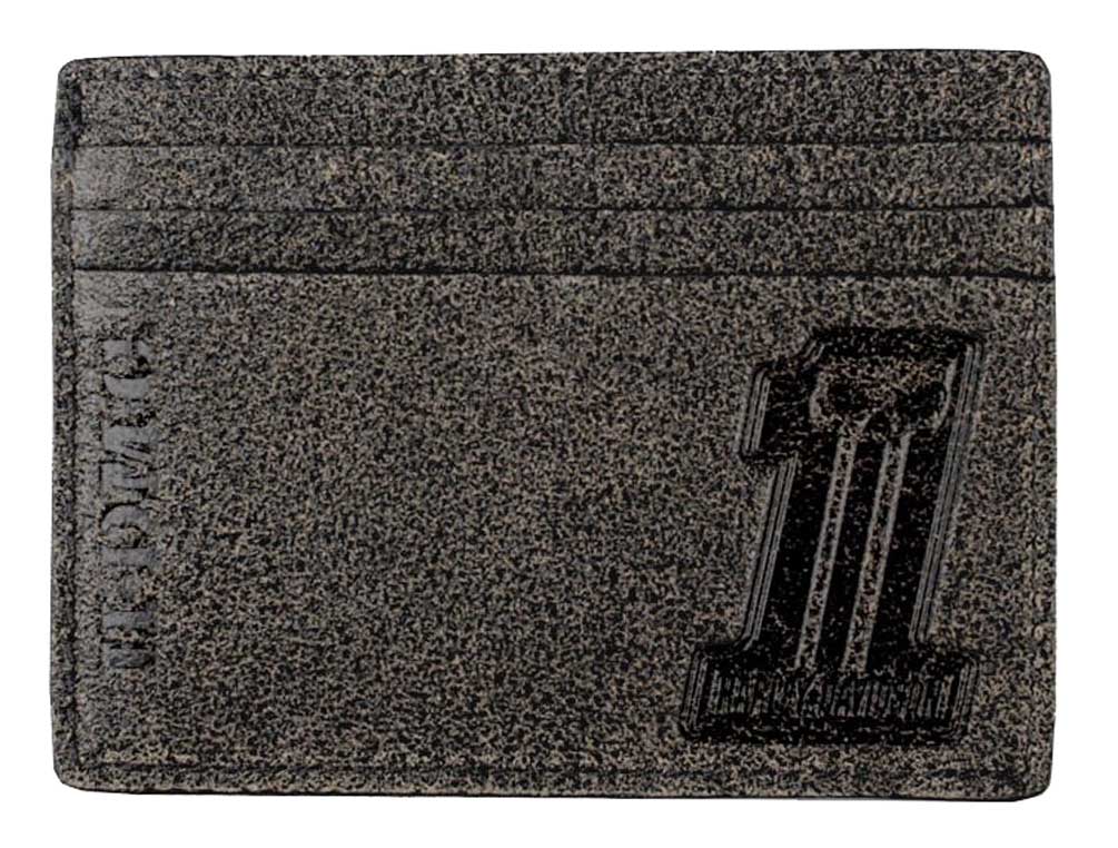 Harley-Davidson Men's #1 Garage Front Pocket Leather Wallet BG1187L-TANBLK - Wisconsin Harley-Davidson