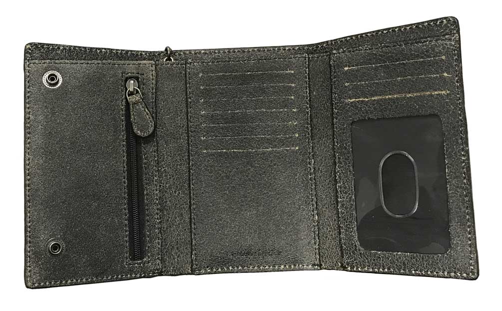 Harley-Davidson Free Shipping - Harley-Davidson Men's #1 Garage Trucker Tri-Fold Plus Wallet BG1100L-TANBLK - Free Shipping on many products plus Orders Over $99