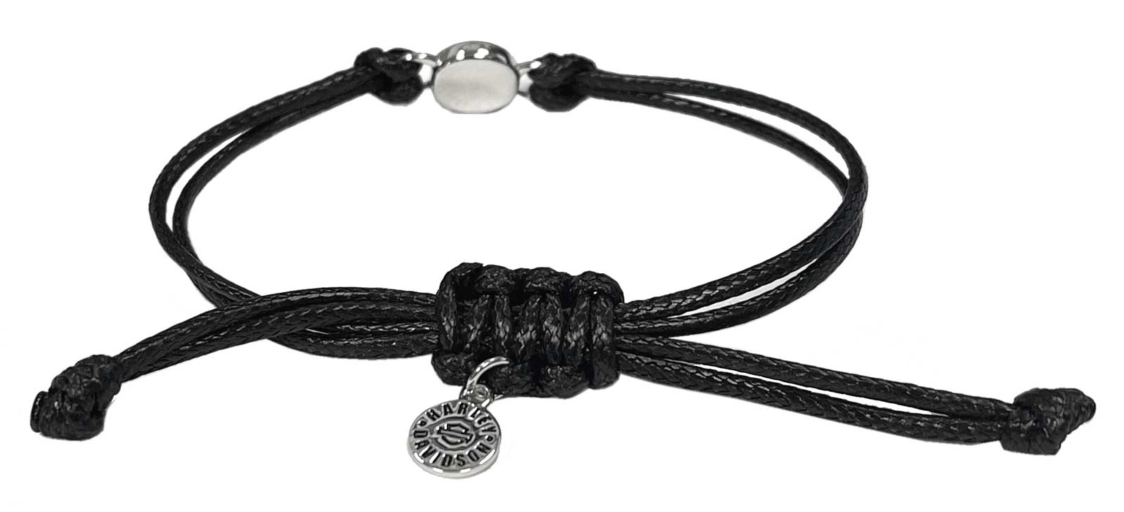 Harley-Davidson Free Shipping - Harley-Davidson Women's Bar & Shield Outline Circle Wax Cord Bracelet HDB0404 - Free Shipping on many products plus Orders Over $99