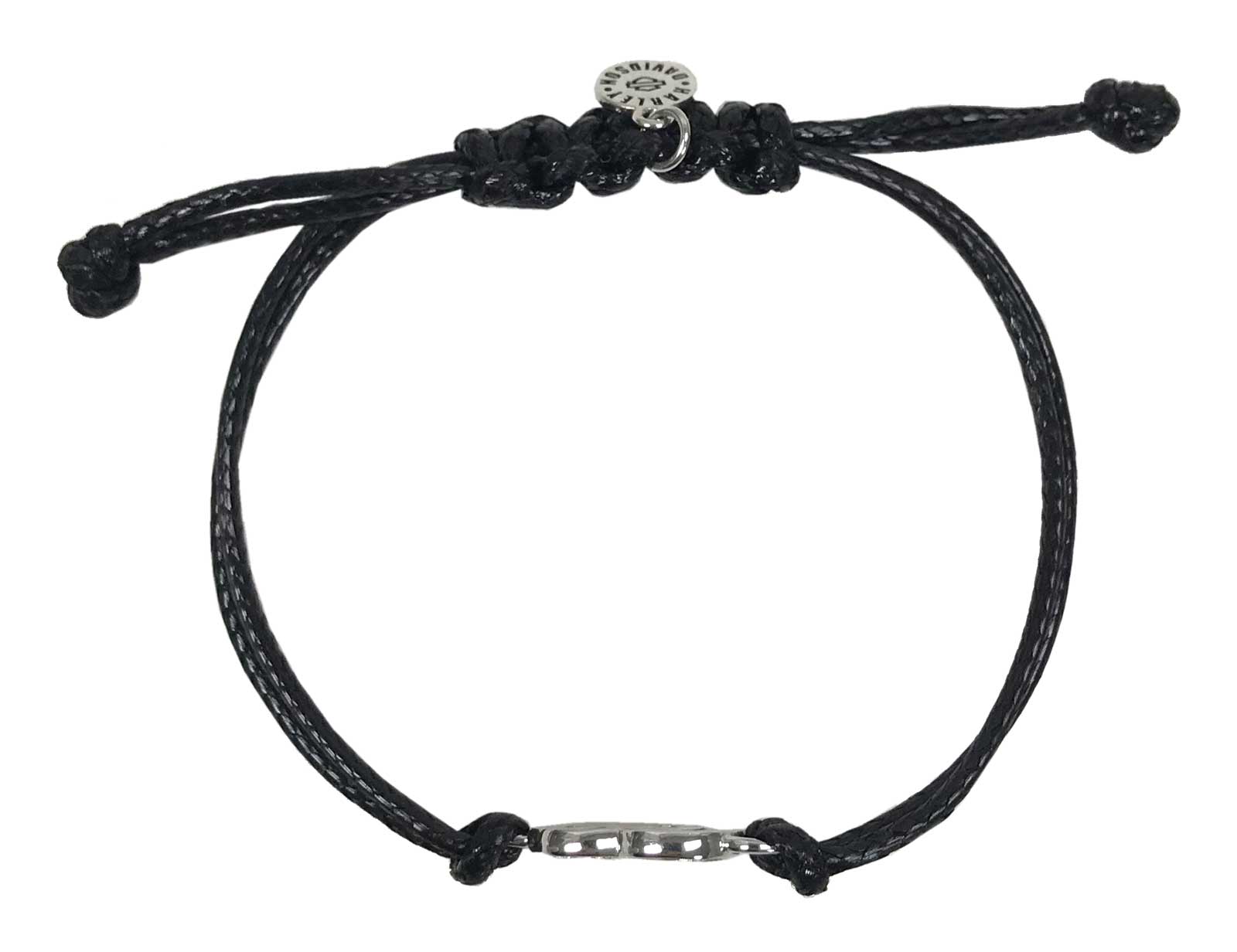 Harley-Davidson Free Shipping - Harley-Davidson Women's H-D Heart Wax Adjustable Cord Bracelet, Black HDB0422 - Free Shipping on many products plus Orders Over $99