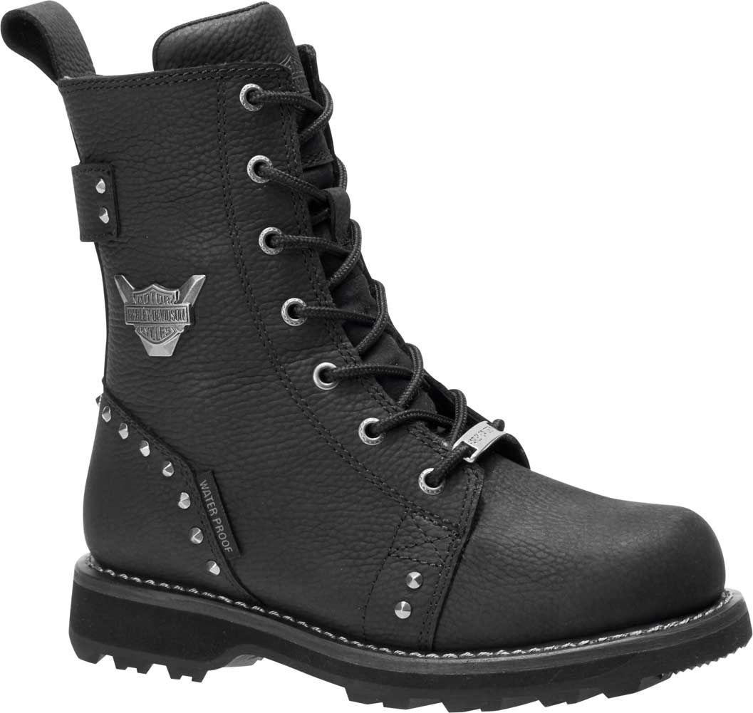 Harley-Davidson® Women's Ardmore Waterproof BLK or BWN Motorcycle Boots  D87178