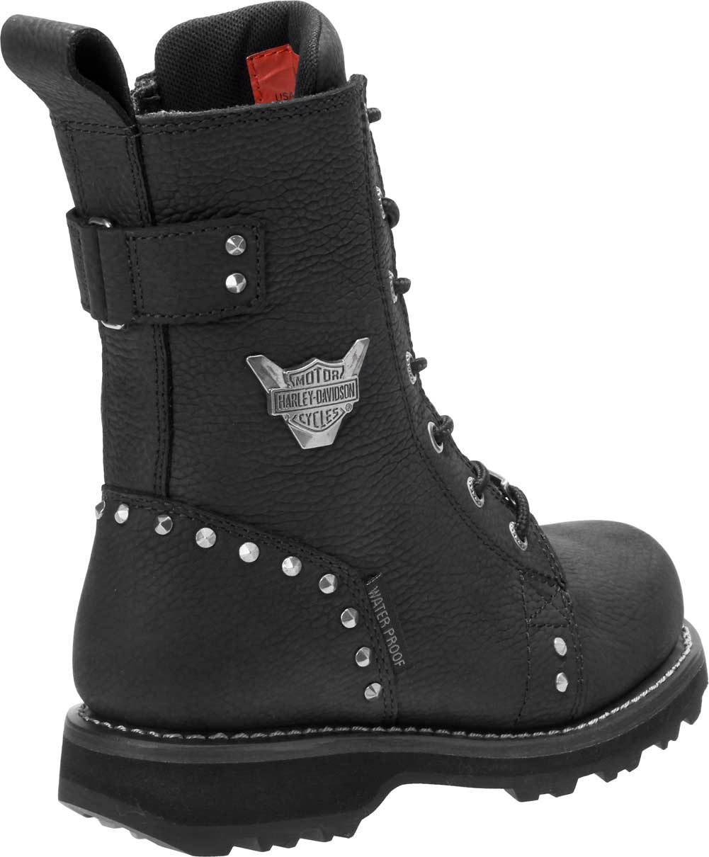 Harley-Davidson Women's Ardmore Waterproof BLK or BWN Motorcycle Boots D87178 - No Hassle Returns at Wisconsin Harley