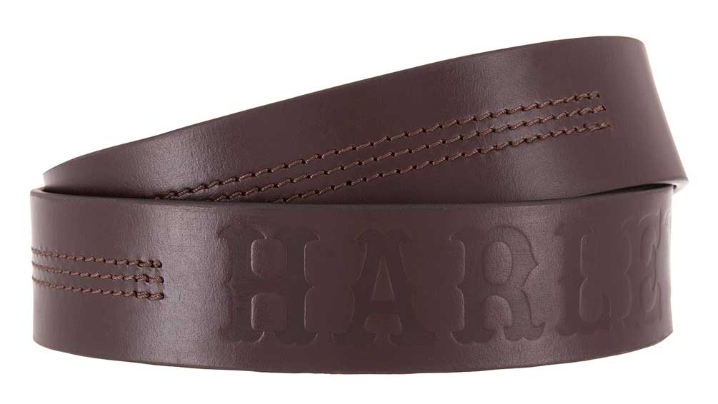 Harley-Davidson Free Shipping - Harley-Davidson Men's Heritage Stitched Genuine Leather Belt HDMBT11623-BRN - Free Shipping on many products plus Orders Over $99