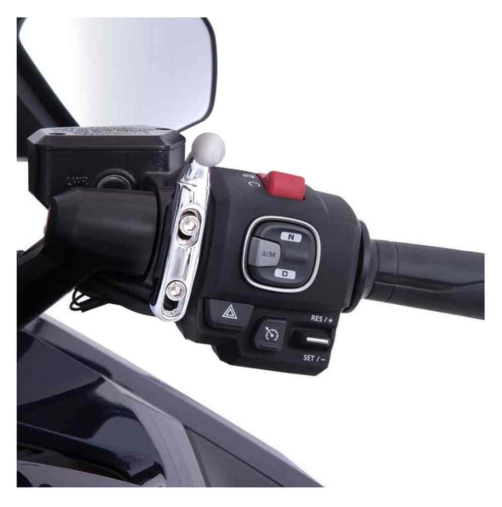 Ciro Goldstrike Left or Right Side Accessory Mount, Chrome or Black 58110-58119 - Wisconsin Harley-Davidson