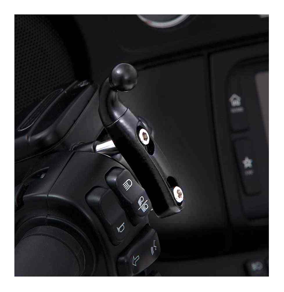 Ciro Goldstrike Side Accessory Mount, Black Finish, Left or Right for Honda Gold Wing,  58119 - Wisconsin Harley-Davidson