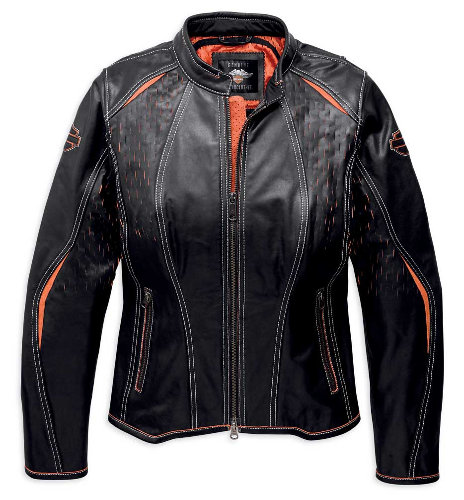 Harley-Davidson® Women's Harker Perforated Leather Jacket w