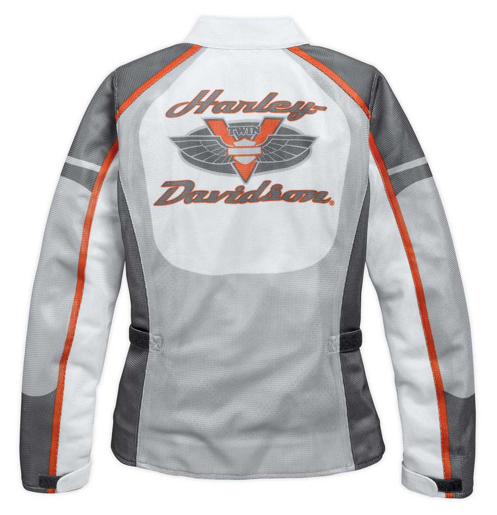 HarleyDavidson® Women's Solarus HD Mesh Riding Jacket, White 97157