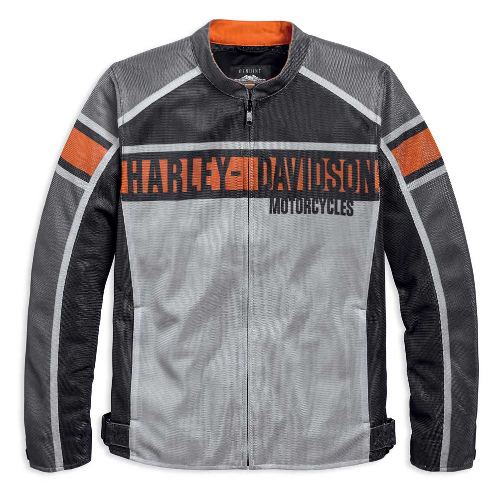Harley-Davidson Men's Irogami Colorblocked Mesh Riding Jacket 97151-19VM - Wisconsin Harley-Davidson