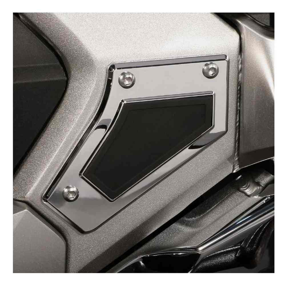 Ciro Goldstrike Swingarm Pivot Covers for Gold Wing, Chrome or Black 78110-78111 - Wisconsin Harley-Davidson