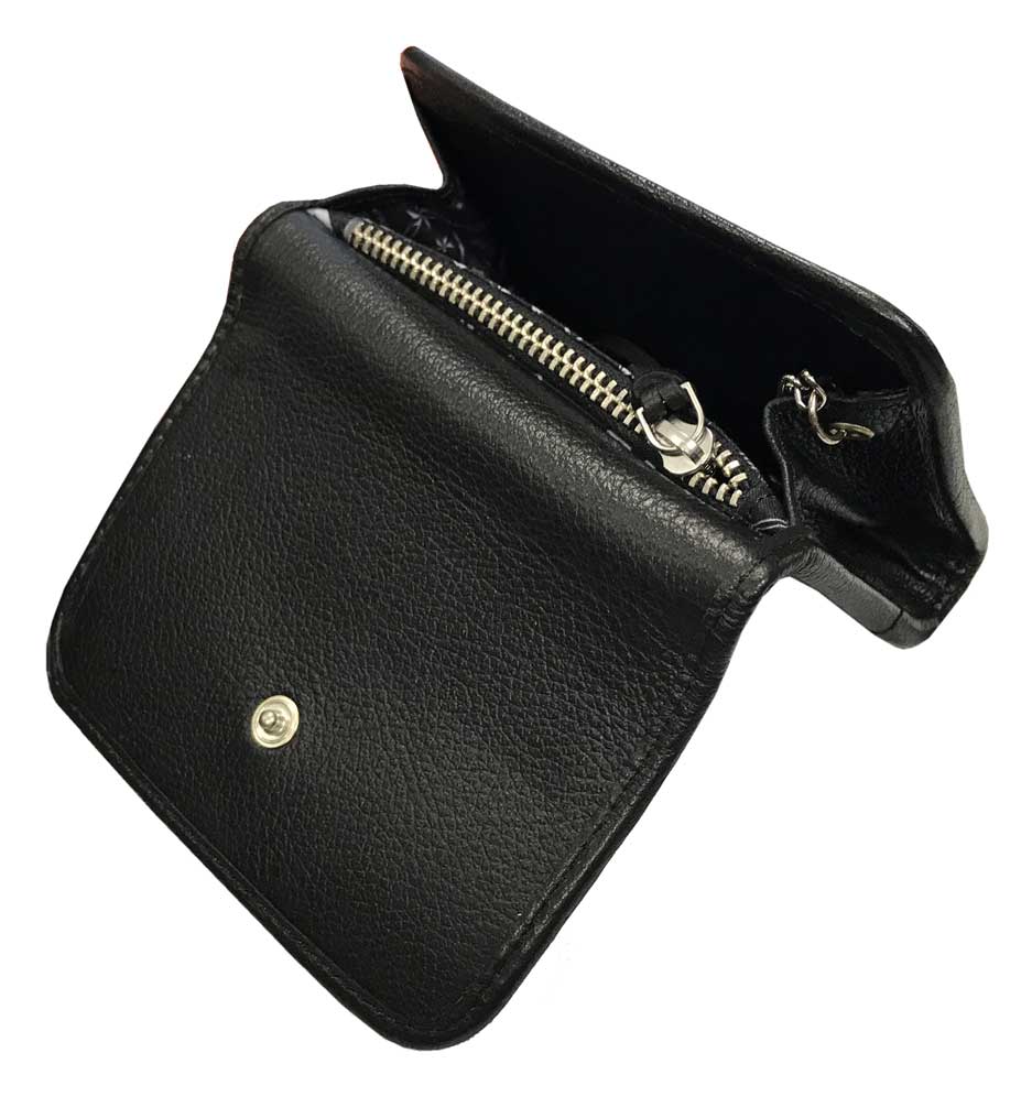 Harley-Davidson Women's Embroidery Studded Leather Coin Wallet HDWWA11461 - No Hassle Returns at Wisconsin Harley