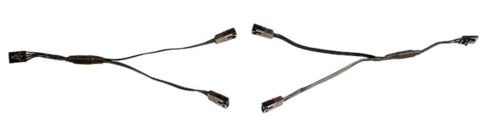Ciro Shock & Awe 2.0 8 in. "Y" Splitters, Sold as Pair - Use w/Any 2.0 Kit 41024 - Wisconsin Harley-Davidson