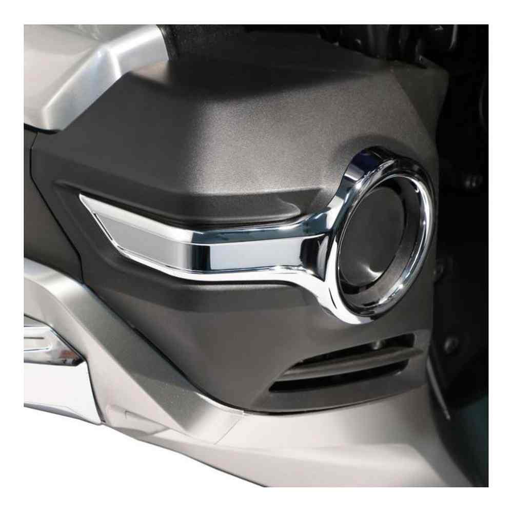 Ciro Goldstrike Fog Light Trim Rings Trim - Chrome, Fits Gold Wing Models 78220 - Wisconsin Harley-Davidson