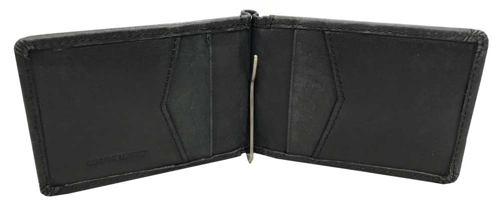 Harley-Davidson® Men's Outsider Money Clip Leather Wallet w