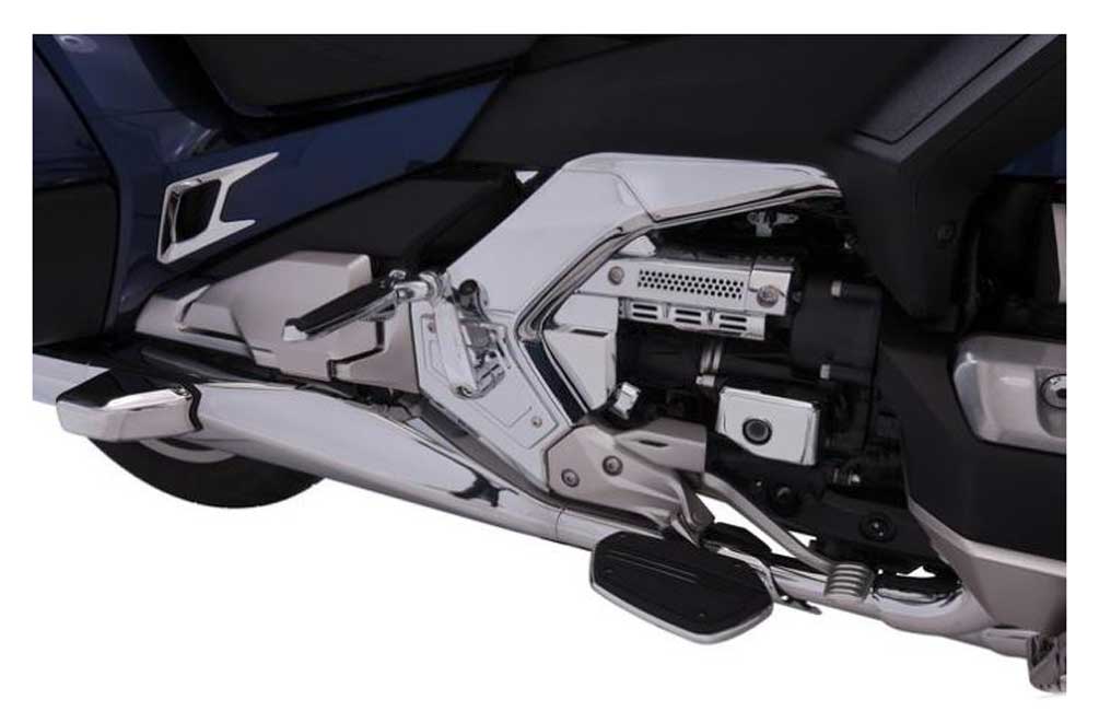 Ciro Goldstrike Engine Covers - Chrome, Fits 2018-up Gold Wing Models 78500 - No Hassle Returns at Wisconsin Harley