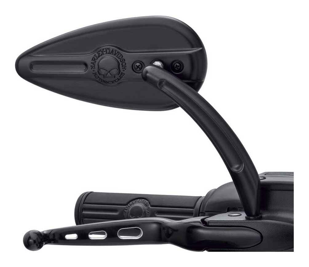 Harley-Davidson Free Shipping - Harley-Davidson Willie G Skull Teardrop Mirrors, Fits 82-later Models 56000171 - Free Shipping on many products plus Orders Over $99