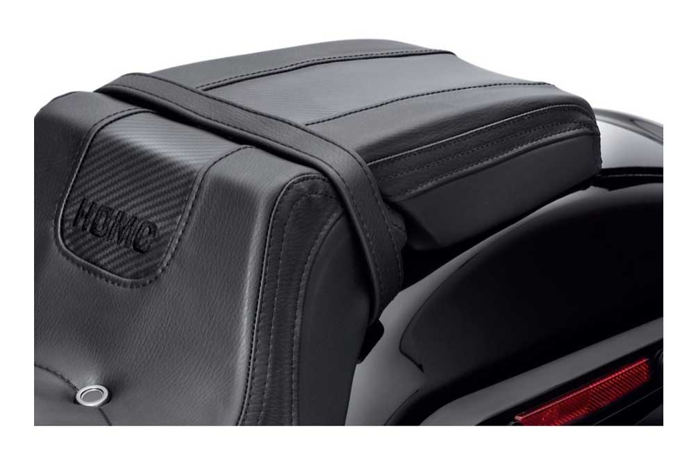 Harley-Davidson Bevel Passenger Pillion, Fits FXFB & FXFBS Models 52400197 - Wisconsin Harley-Davidson