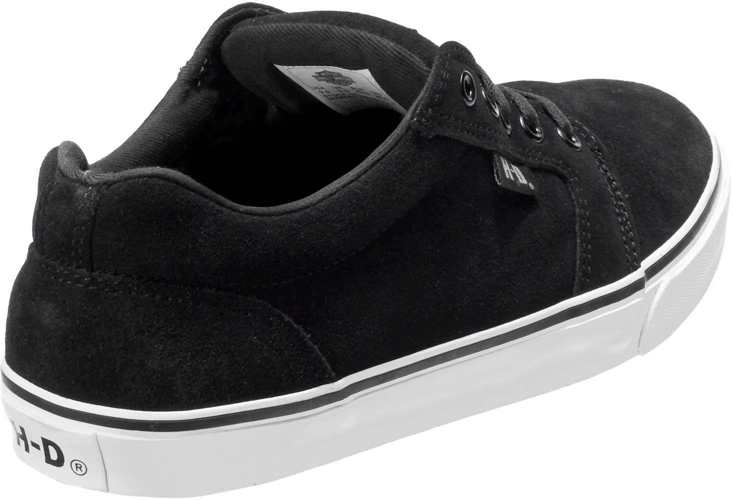 Harley-Davidson Men's Tompkins Black or Wine Leather Sneakers D93626 D93627 - No Hassle Returns at Wisconsin Harley