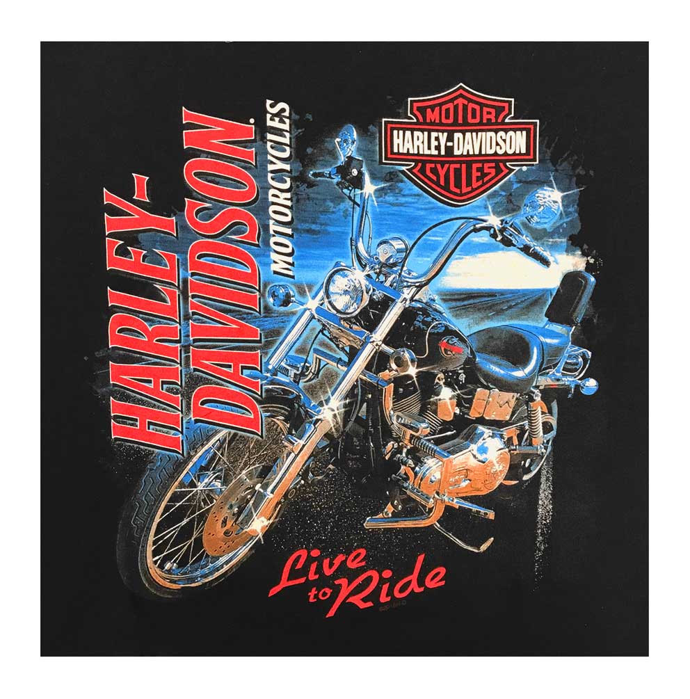 Harley-Davidson® Mens Bike Shine Short Sleeve Crew Neck T-Shirt - Black