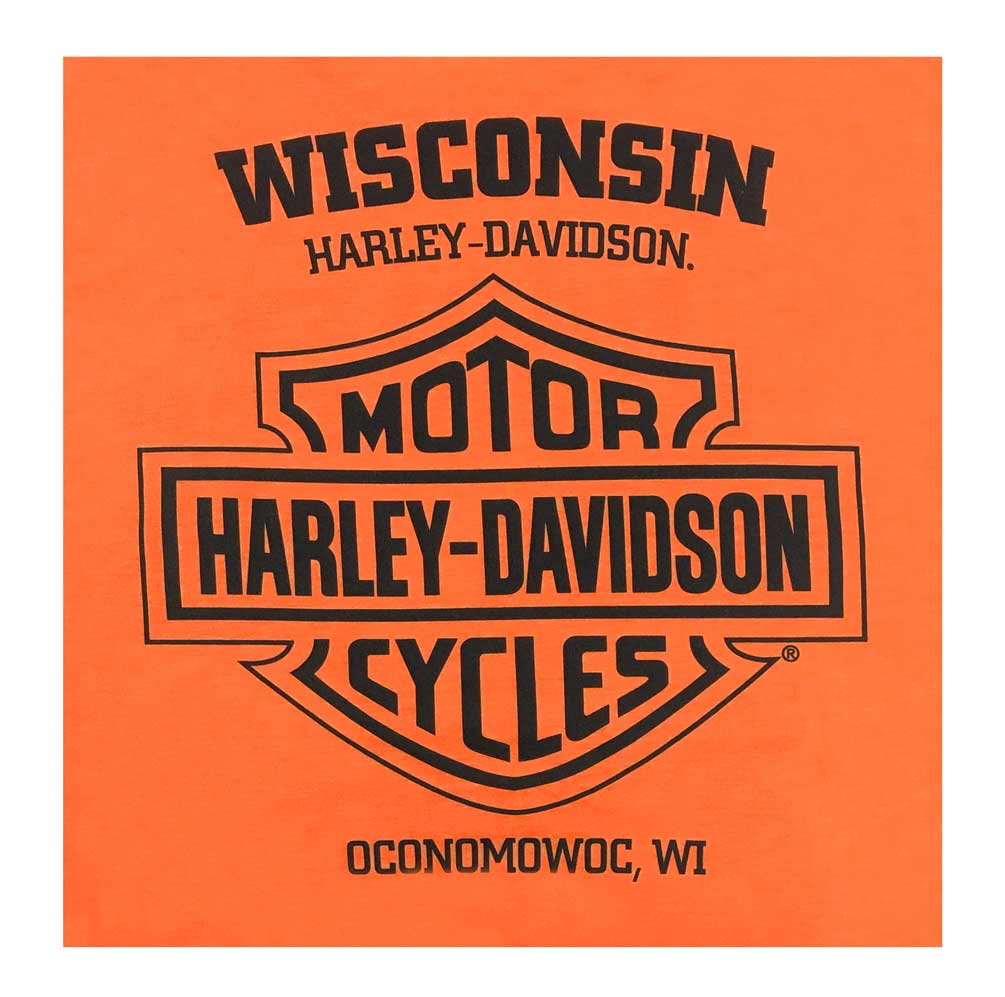 Harley-Davidson Free Shipping - Harley-Davidson Men's Distressed Regal Eagle Tri-Blend Short Sleeve Tee, Orange - Free Shipping on many products plus Orders Over $99